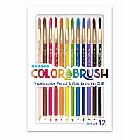 Colorbrush Watercolor Pencil & Paintbrush in One Set