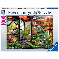 1000pc Japanese Garden Teahouse