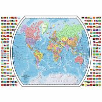 1000pc Political World Map