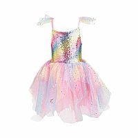 Rainbow Fairy Dress & Wings, Multi, Size 5-6