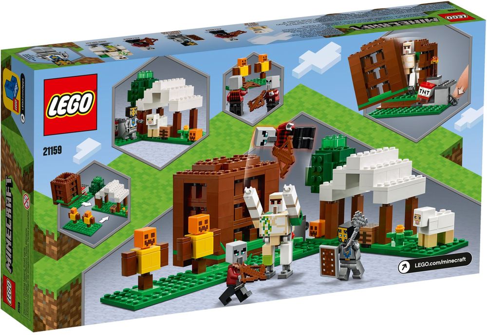 Minecraft pillager lego set sale