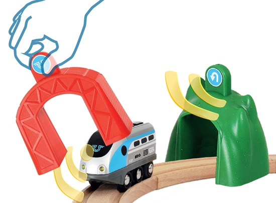 BRIO® SmartTech™ Smart Engine with Action Tunnels - toys et cetera