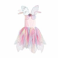 Rainbow Fairy Dress & Wings, Multi, Size 5-6