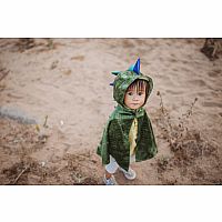 Dragon Baby Cape, Green/Blue, Size 12-24M