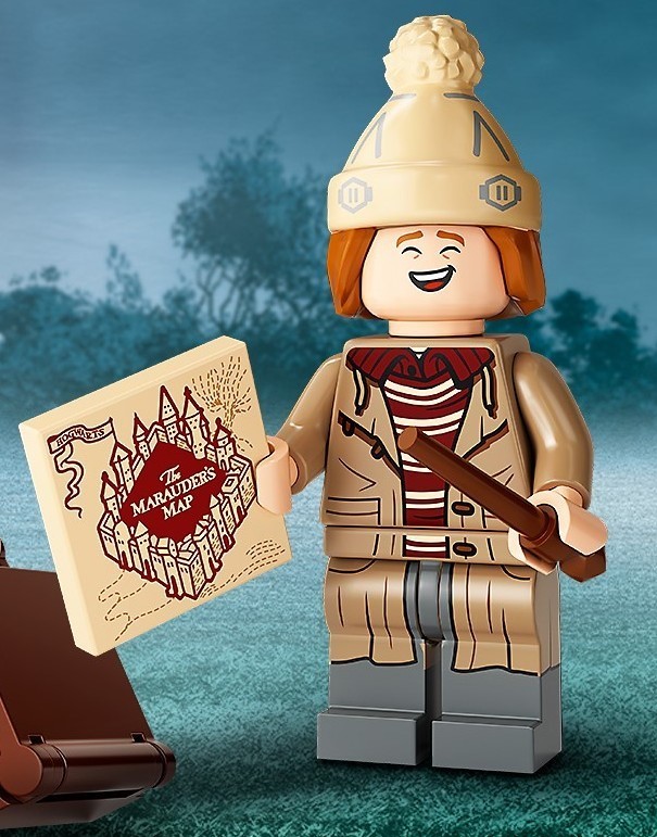 lego harry potter weasley house fire