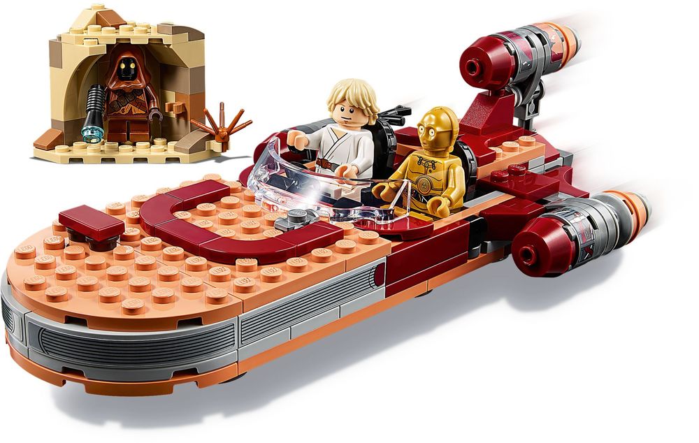 luke skywalker landspeeder toy