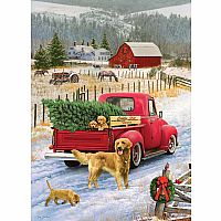 1000pc Christmas on the Farm