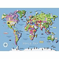 60pc World Map