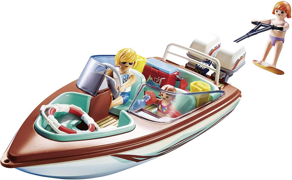 playmobil speedboat with underwater motor