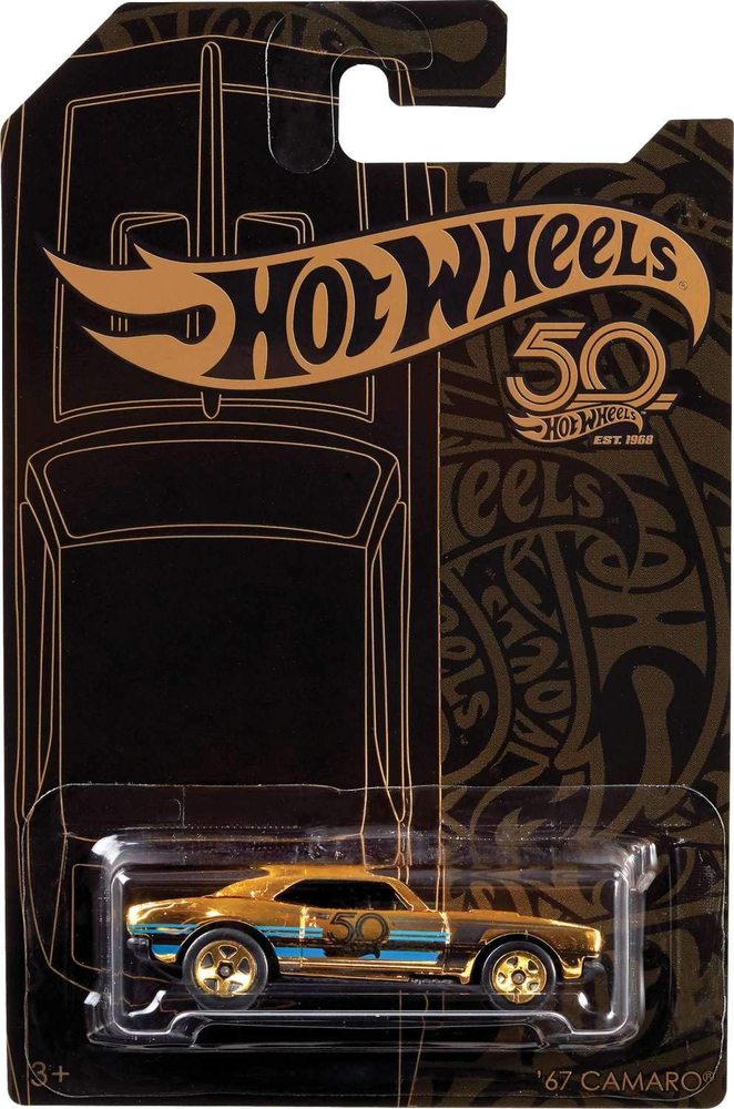 50th anniversary hot wheels black and gold online