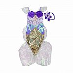 Lilac Mermaid Dress, Blue Size 5-6 (NA)