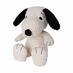 Peanuts Snoopy Sitting Corduroy 5" Cream