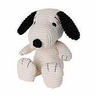 Peanuts Snoopy Sitting Corduroy 5" Cream