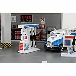 Chevron Gas Station Playset