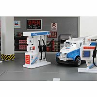 Chevron Gas Station Playset