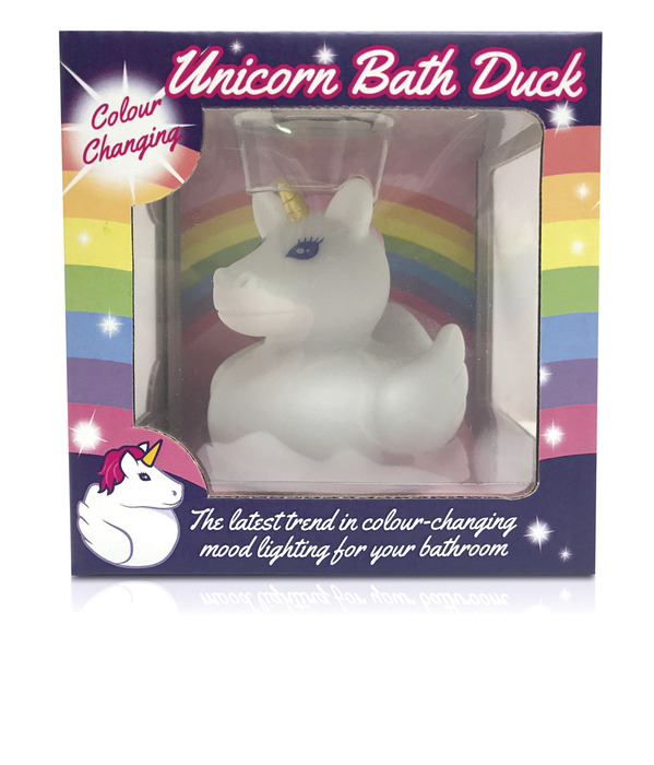 unicorn bath duck color changing