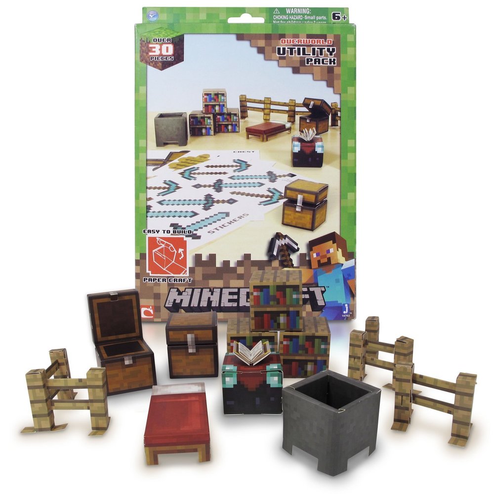 Minecraft Papercraft Utility Pack The Granville Island Toy Company - roblox guest minecraft papercraft